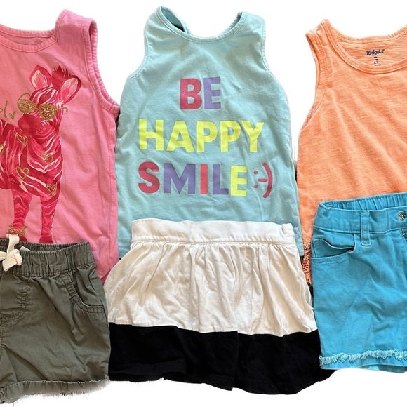 2T 4T CARTERS, 1989 PLACE, OLD NAVY, KIDGETS CASUAL SUMMER OUTFITS FOR GIRLS - Picture 4 of 13